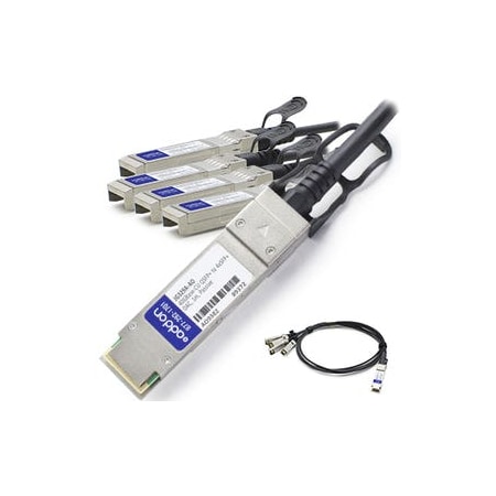 Add-On Addon Hp Jg329A Compatible Taa Compliant 40Gbase-Cu Qsfp+ To 4Xsfp+ JG329A-AO
